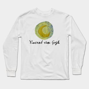 van Gogh's Moon Long Sleeve T-Shirt